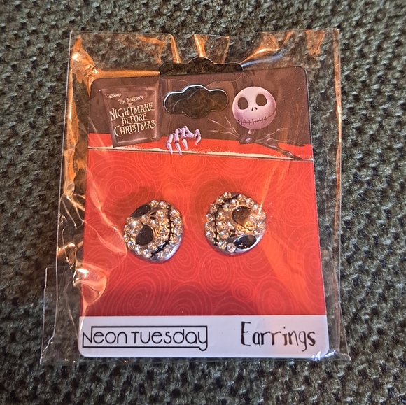 Neon Tuesday Nightmare Before Christmas Earrings - Picture 1 of 2